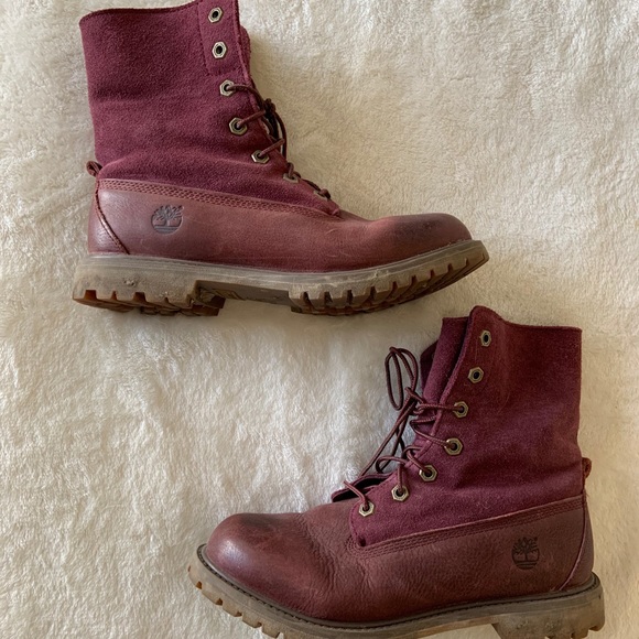 SOLD | Timberland | Suede Fold Over Boots - Picture 2 of 8